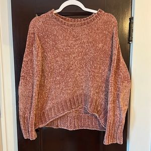 Coral sweater.